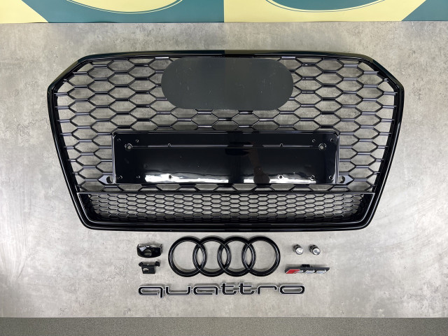 Решітка радіатора - RS6 - AUDI A6 (C7) 2014-2018