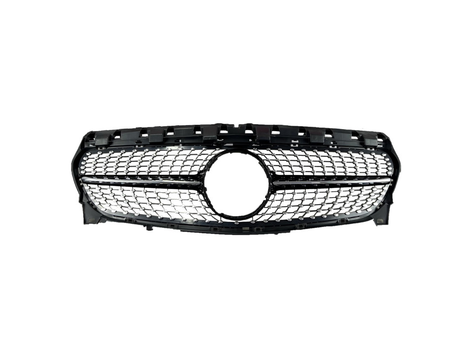 Решітка радіатора - Diamond  (Black) - Mercedes Benz (CLA-Class W117) 2016-2018