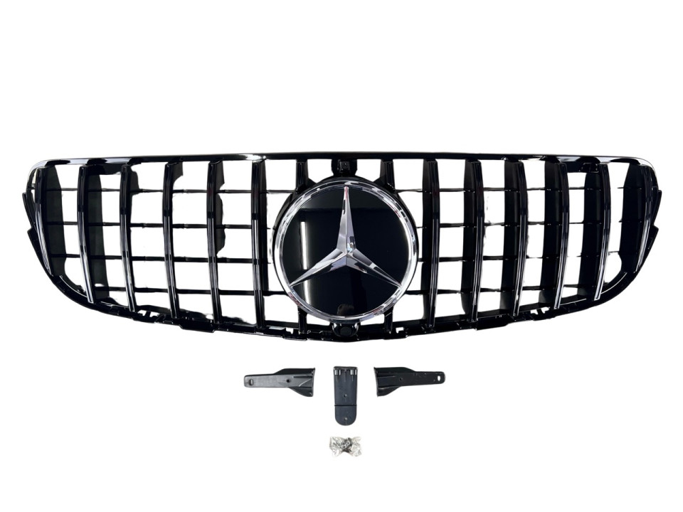 Решітка радіатора - GT Piano Black - Mercedes Benz (GLC-Class X253) 2015-2019