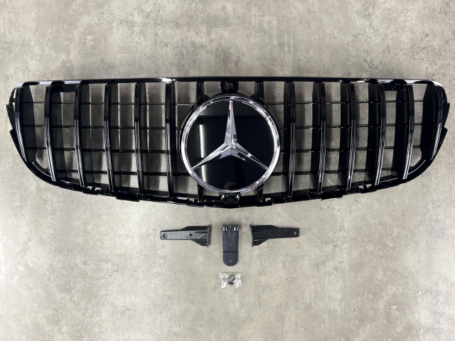 Решітка радіатора - GT Piano Black - Mercedes Benz (GLC-Class X253) 2015-2019