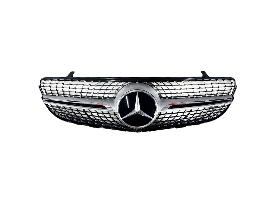 Решітка радіатора - Diamond Black (під камеру) - Mercedes Benz (GLC-Class X253) 2015-2019