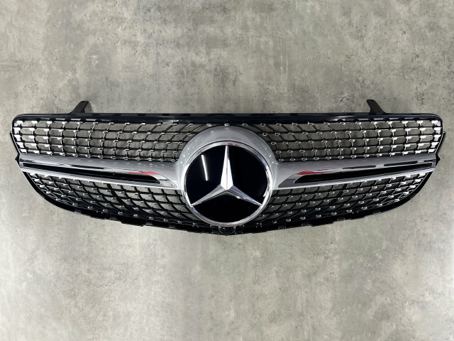 Решітка радіатора - Diamond Black (під камеру) - Mercedes Benz (GLC-Class X253) 2015-2019