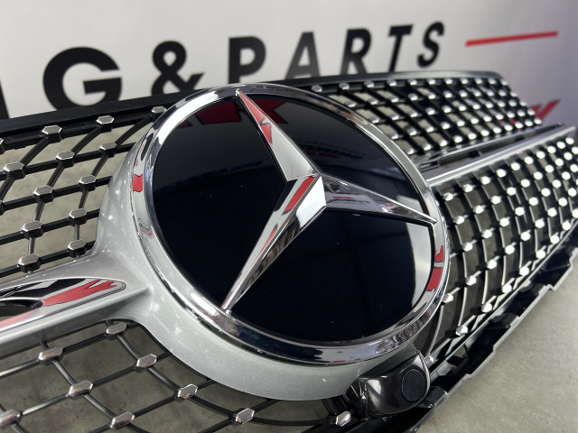 Решітка радіатора - Diamond Black (під камеру) - Mercedes Benz (GLC-Class X253) 2015-2019